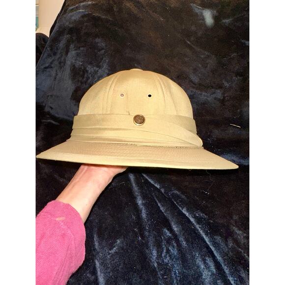 VINTAGE ESTATE UNWORN SAFARI HAT -UNITED HATTERS CAP & MILLINERY WKRS INT UNION - Picture 2 of 7